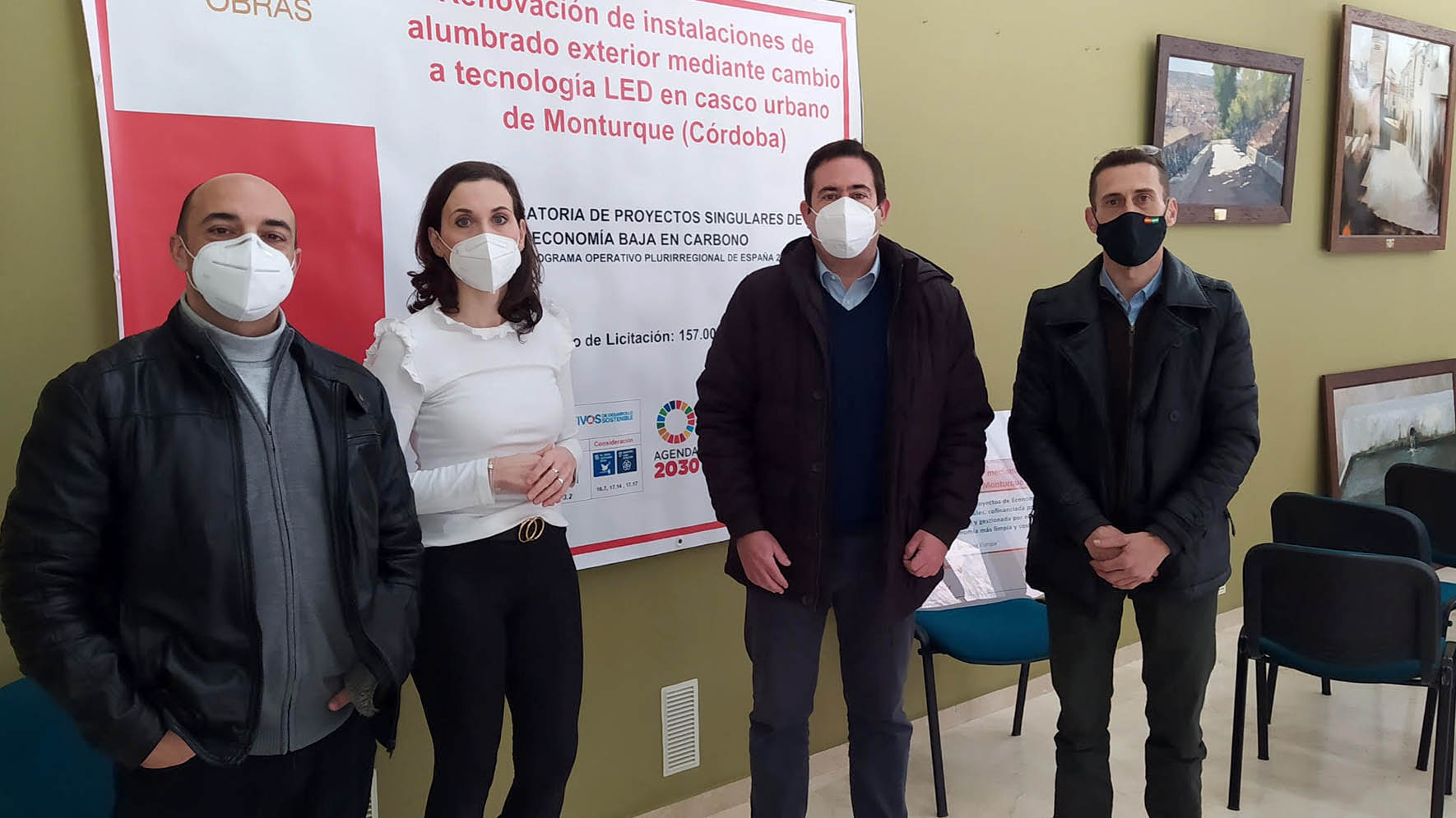 Monturque promueve una economía baja en carbono con el cambio de su alumbrado público